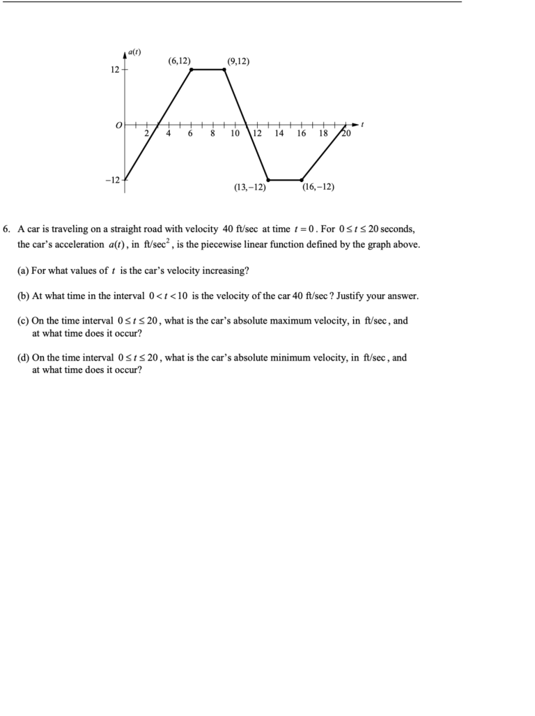 AP Calculus AB Practice Test 1